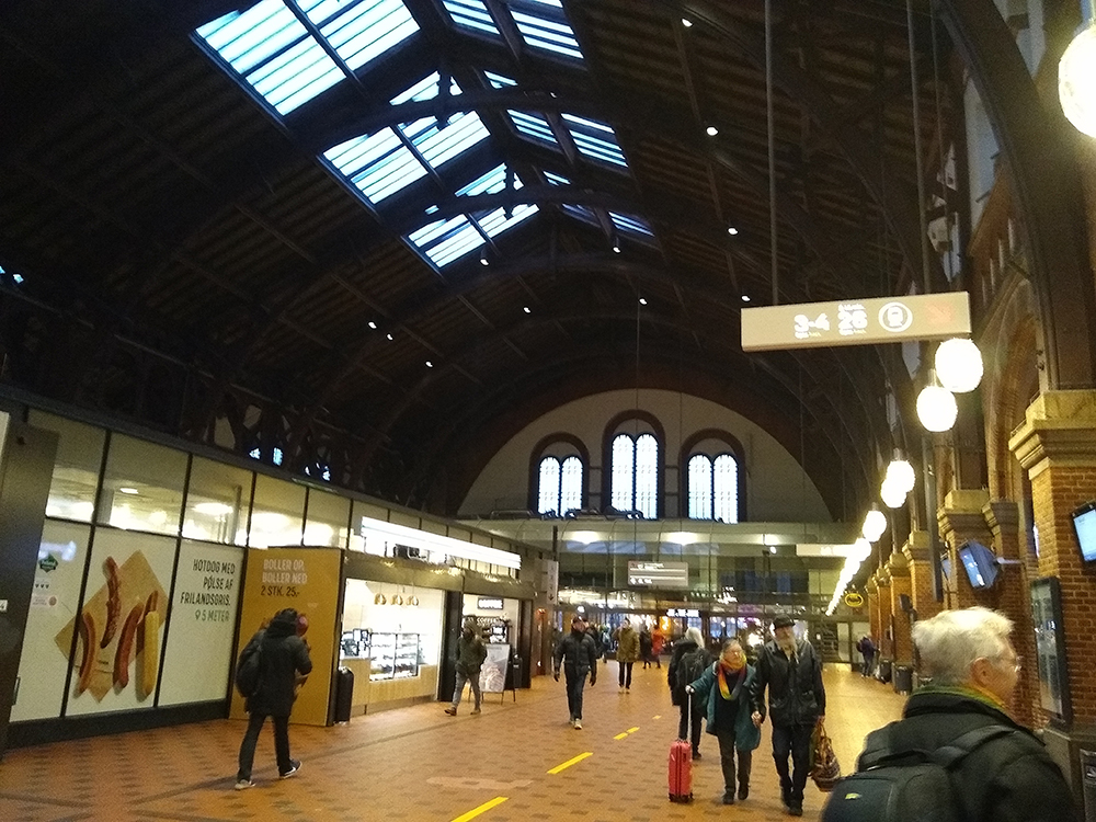 Inside Train Station
