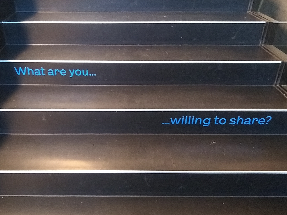 What are you willing to share?